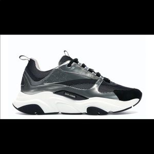 Christian Dior size 44 b22 sneakers black and silver